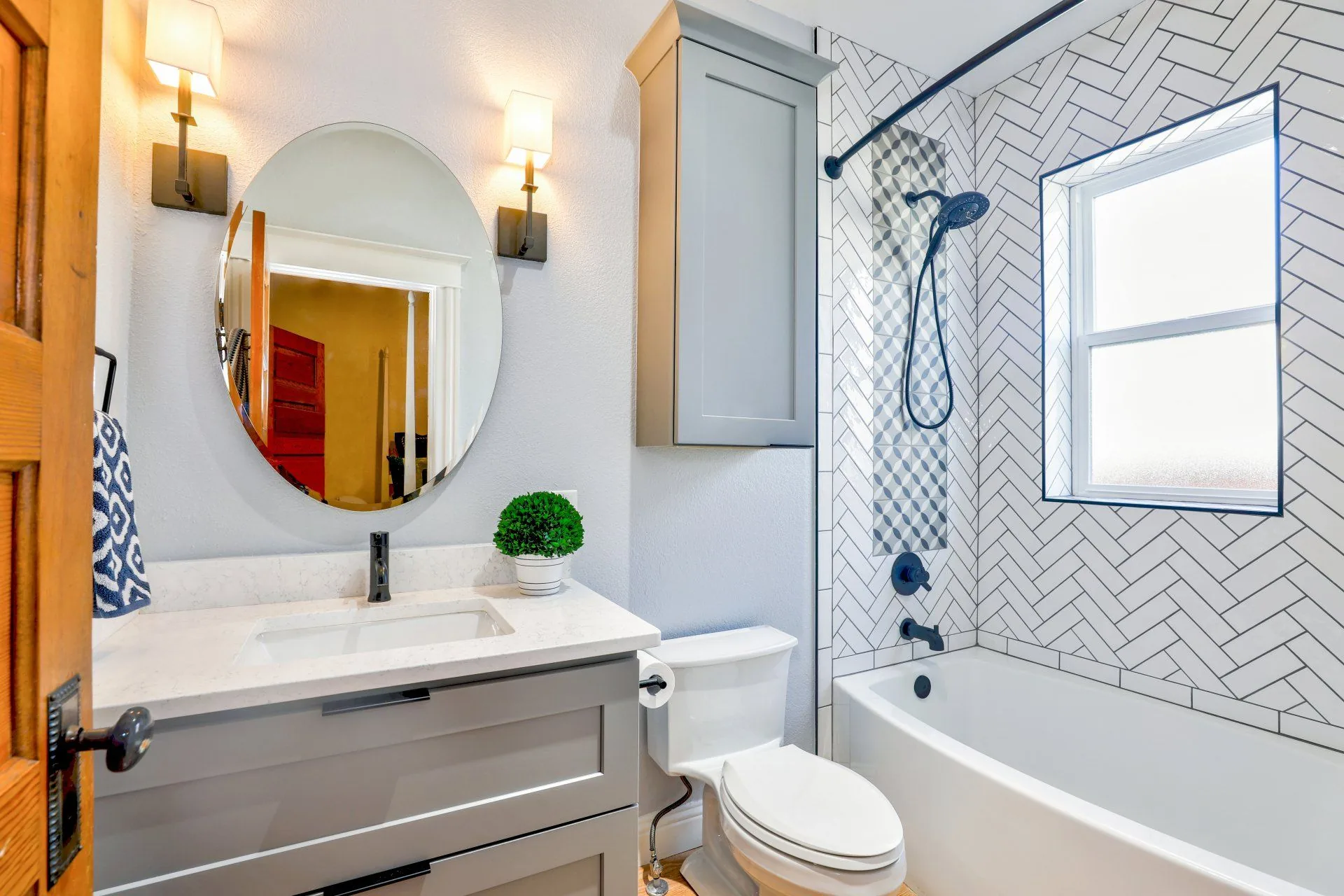 Remodeled bathroom