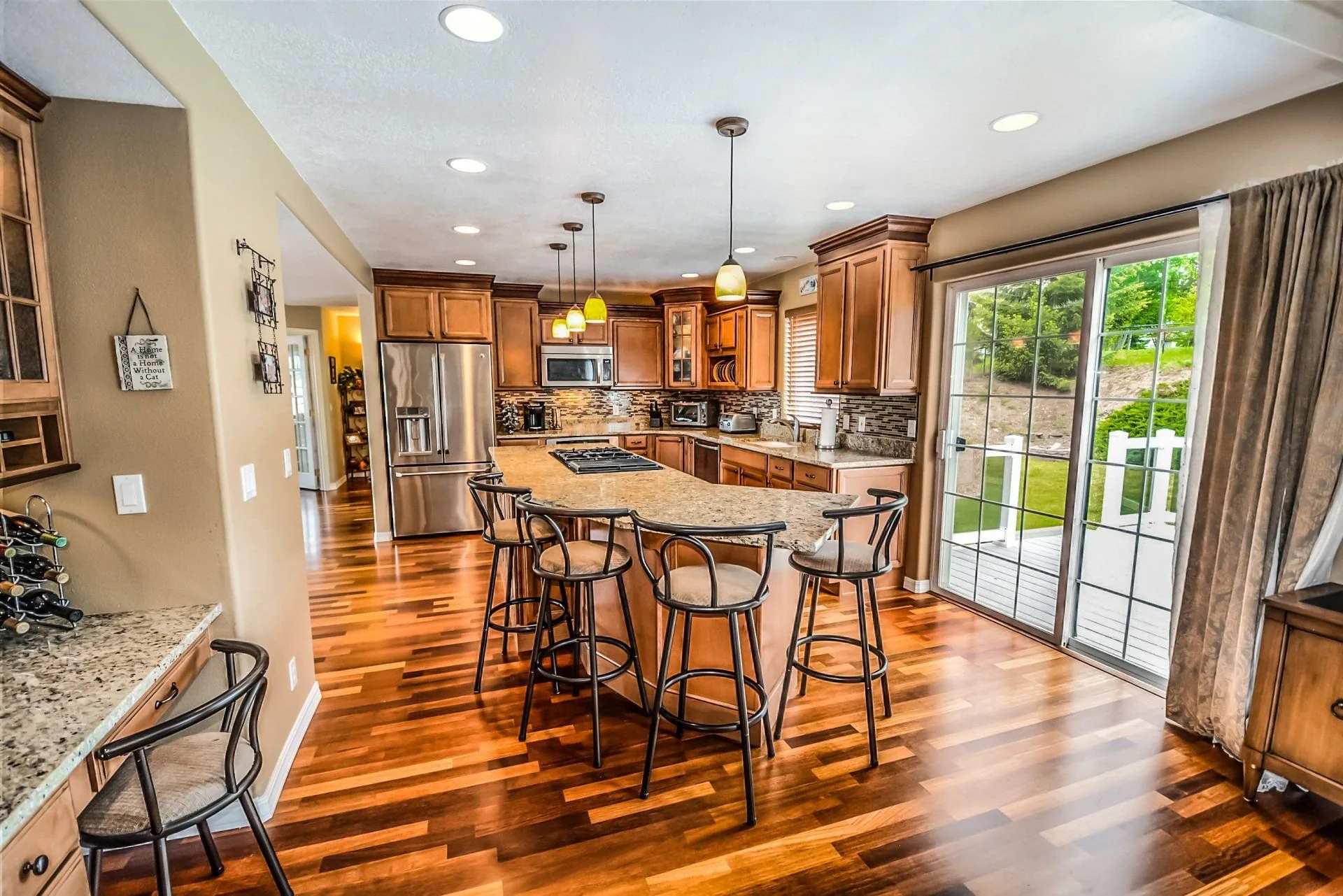 Hardwood flooring installation